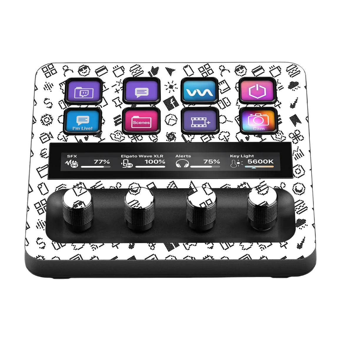 Elgato Stream Deck + Everything Series White Skin