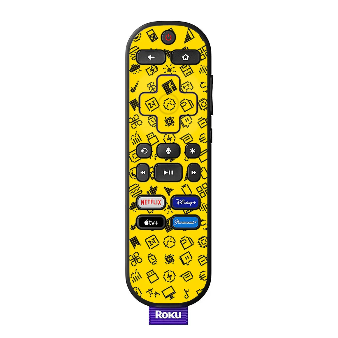 Roku Voice Remote Everything Series Yellow Skin