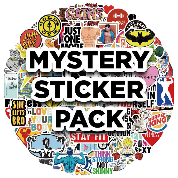 Fitness - Mystery Sticker Pack - 100pcs