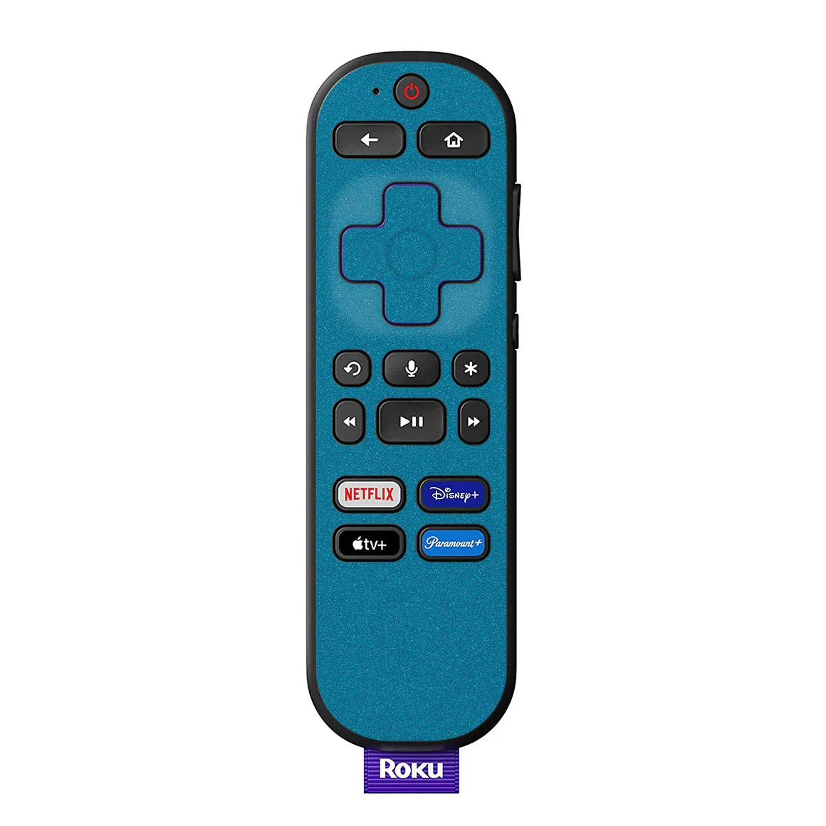 Roku Voice Remote Glitz Series Blue Skin