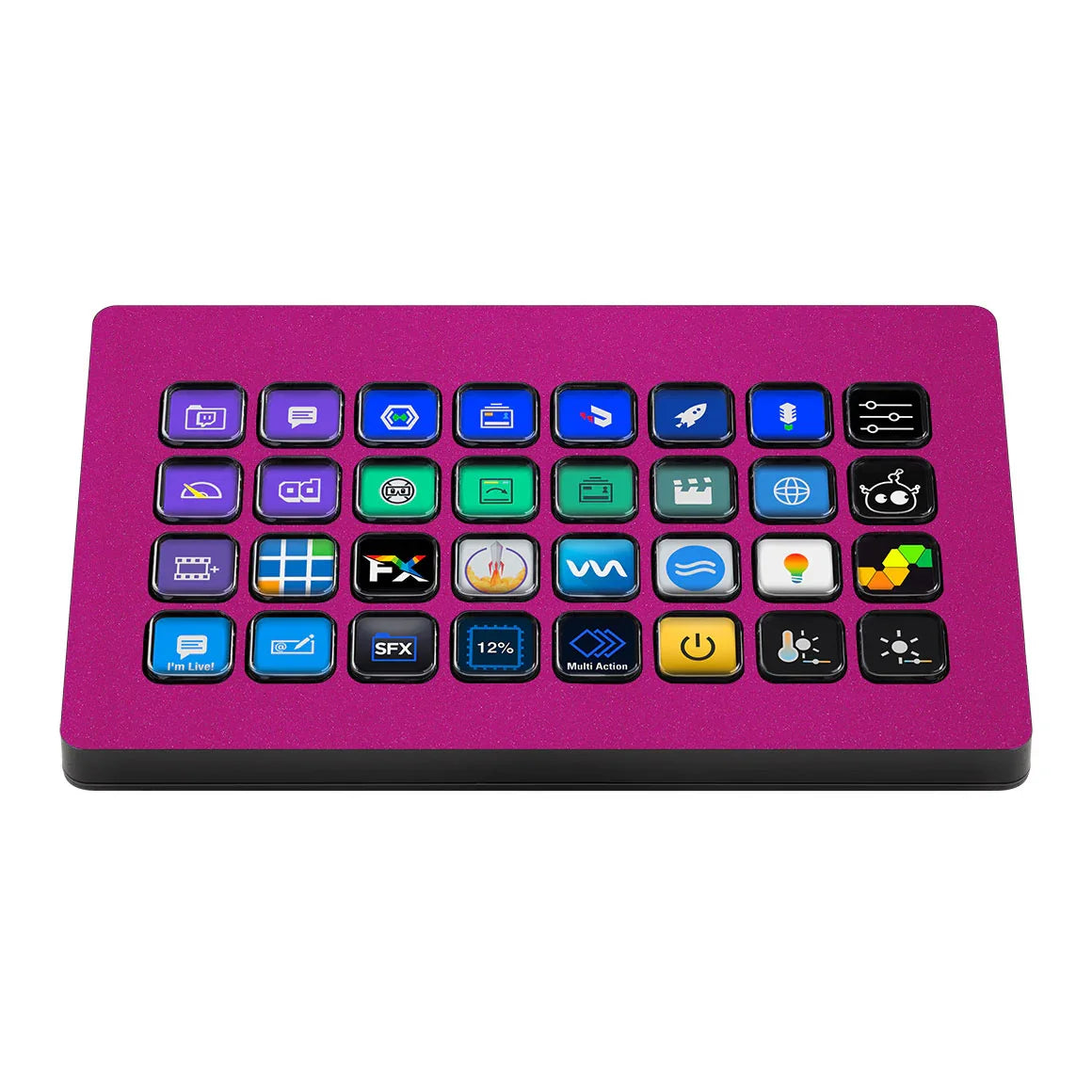 Elgato Stream Deck XL Glitz Series Pink Skin
