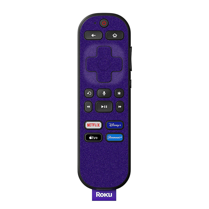 Roku Voice Remote Glitz Series Purple Skin