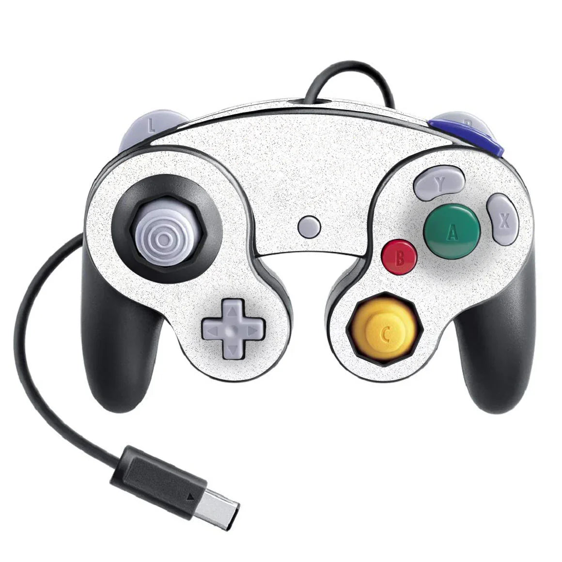 Nintendo Game Cube Controller Super Smash Bros Glitz Series White Skin
