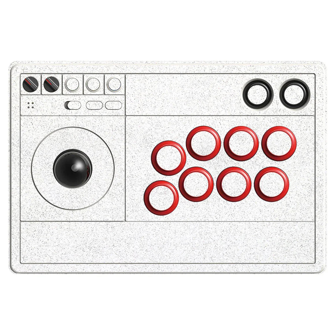 8Bitdo Arcade Stick Glitz Series White Skin