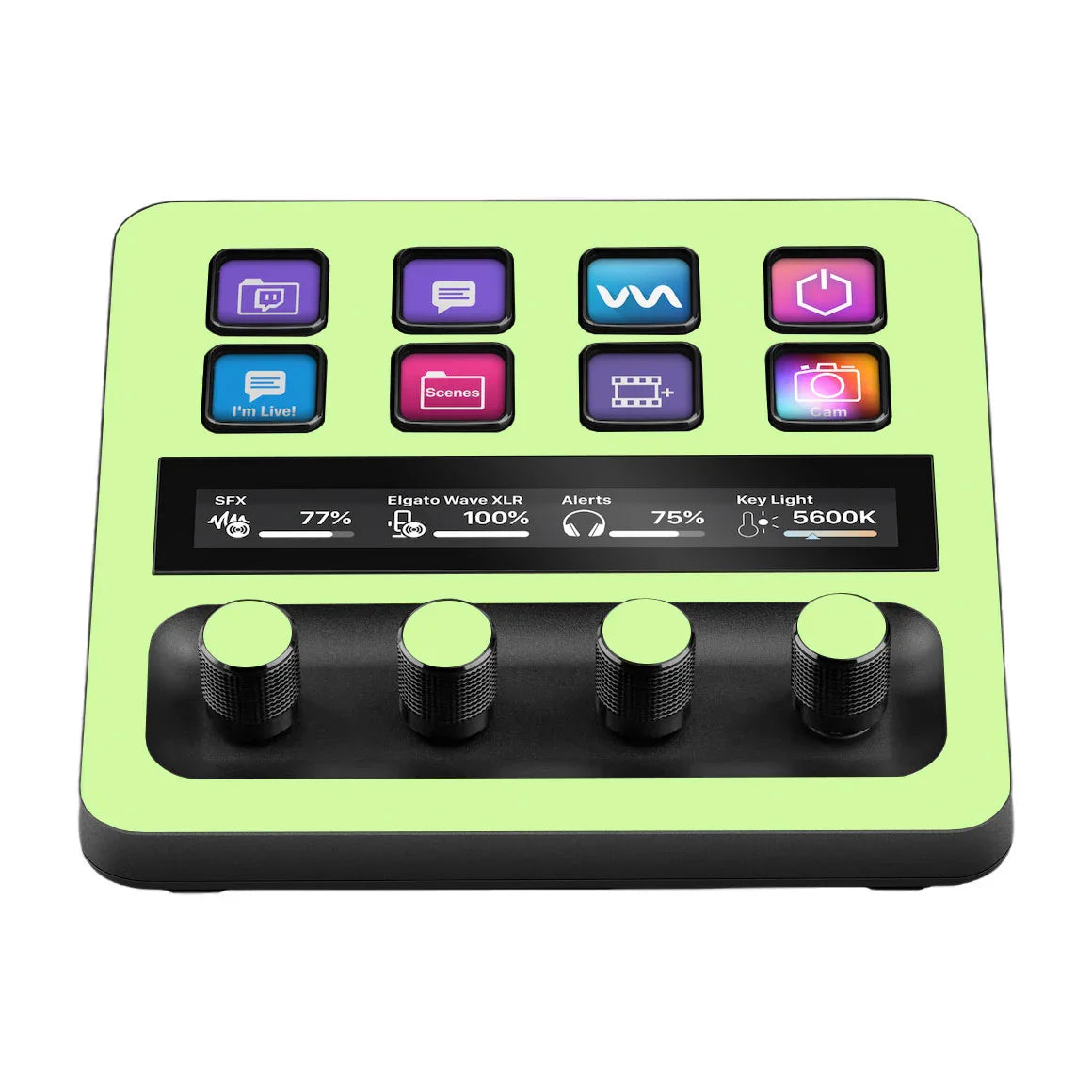 Elgato Stream Deck + Glow Series GreenGlow Skin