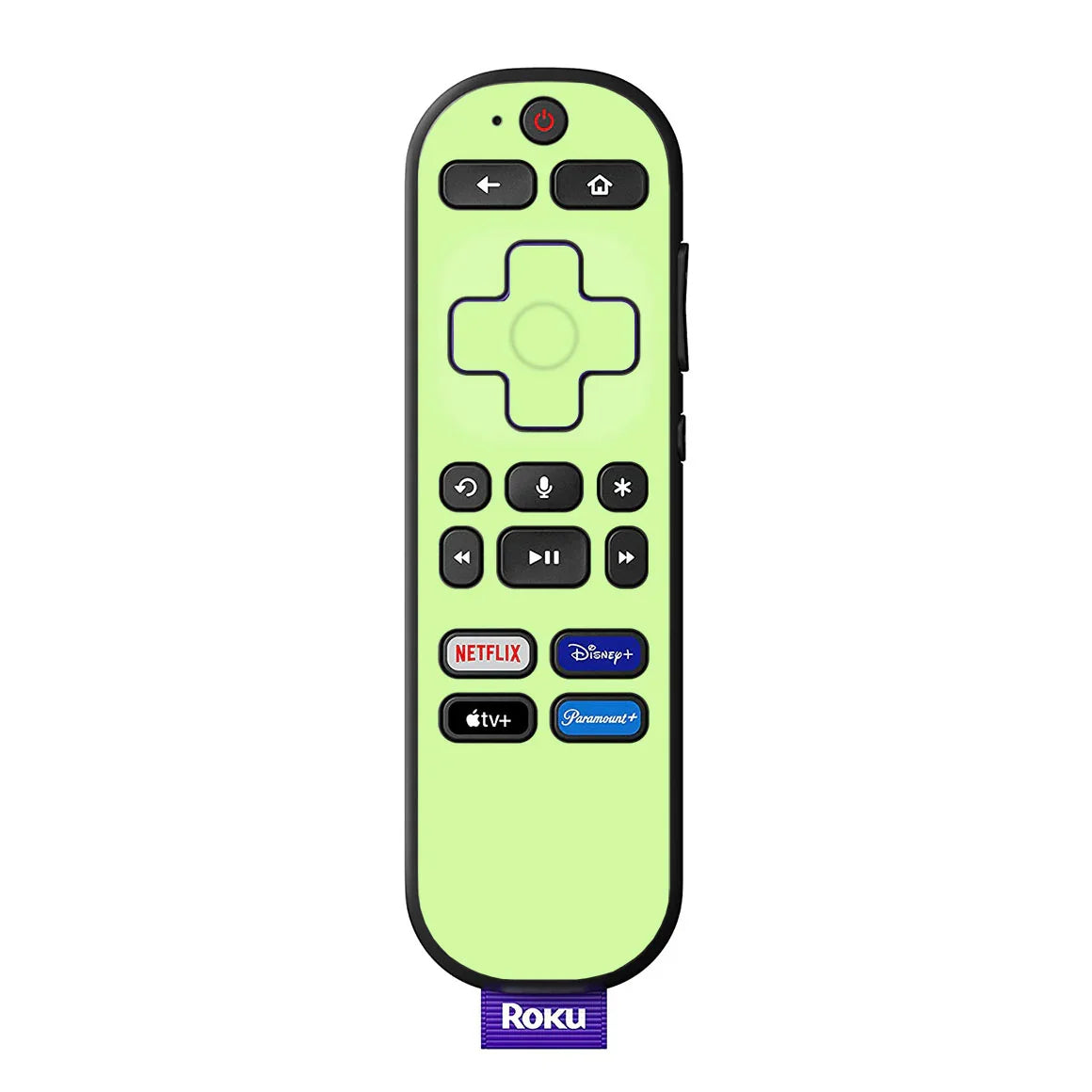 Roku Voice Remote Glow Series GreenGlow Skin