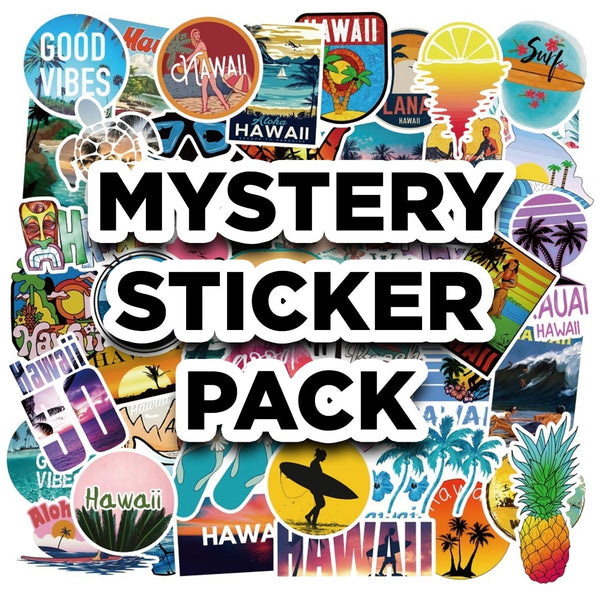 Hawaii - Mystery Sticker Pack - 100pcs