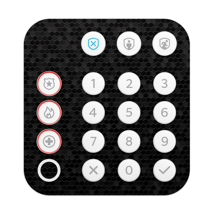 Ring Alarm Keypad (2nd Gen) Honeycomb Series Black Skin