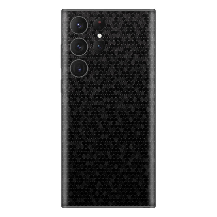 Galaxy S23 Ultra Honeycomb Series Black Skin