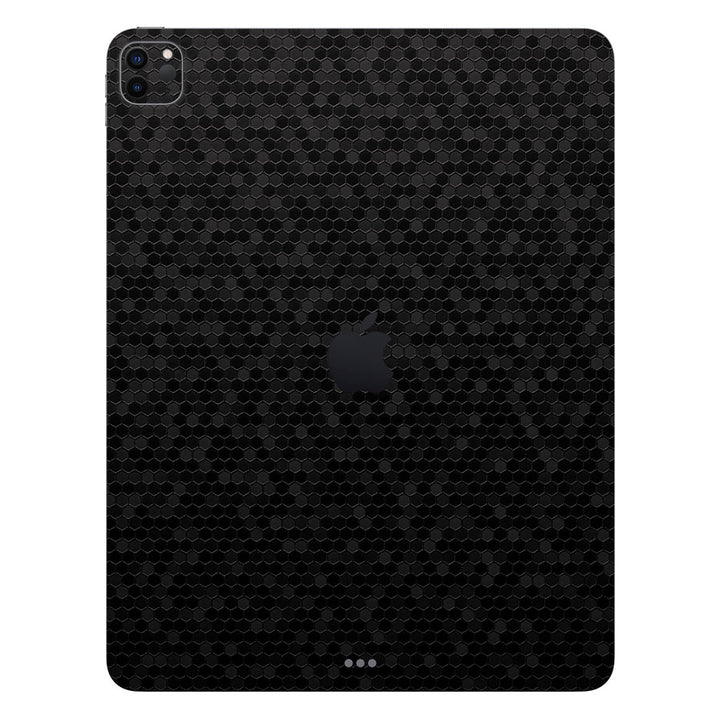 iPad Pro 12.9 Gen 6 Honeycomb Series Black Skin