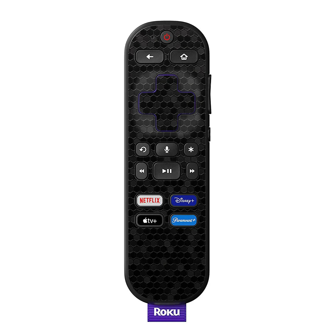 Roku Voice Remote Honeycomb Series Black Skin
