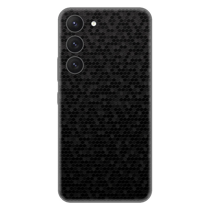 Galaxy S23 Honeycomb Series Black Skin