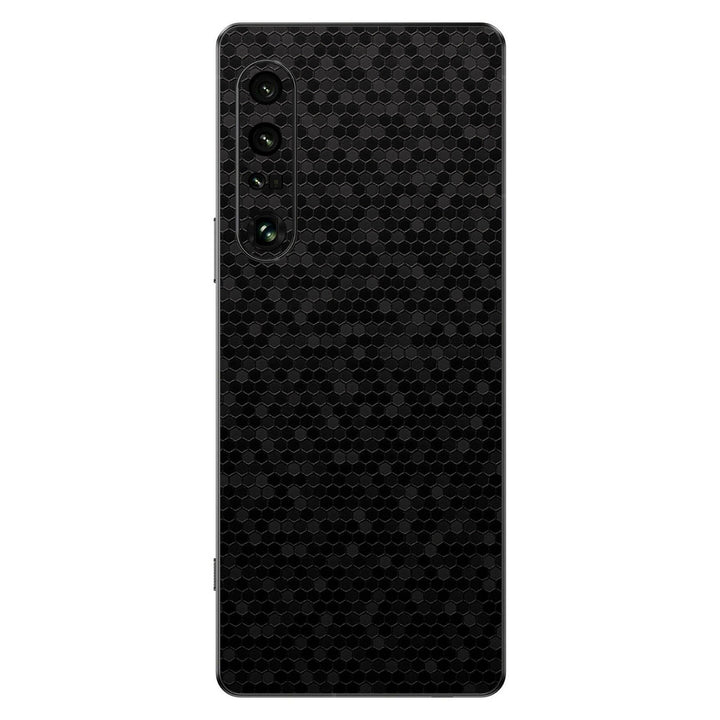 Sony Xperia 1 IV Honeycomb Series Black Skin