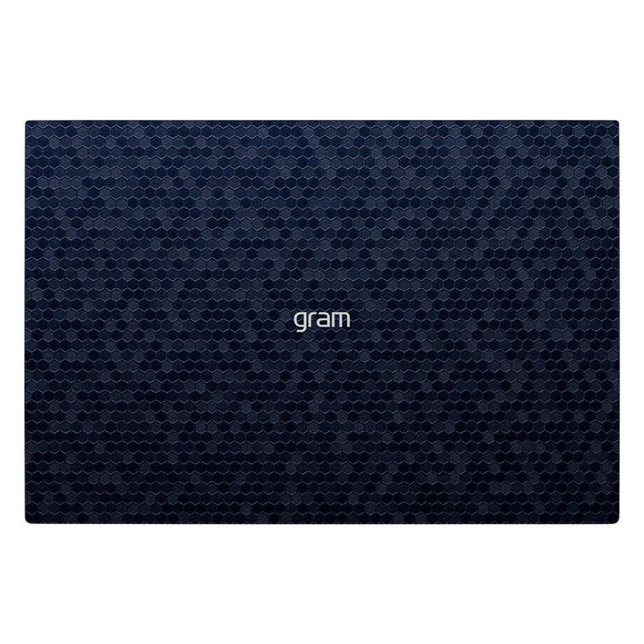LG Gram 16" Honeycomb Series Blue Skin