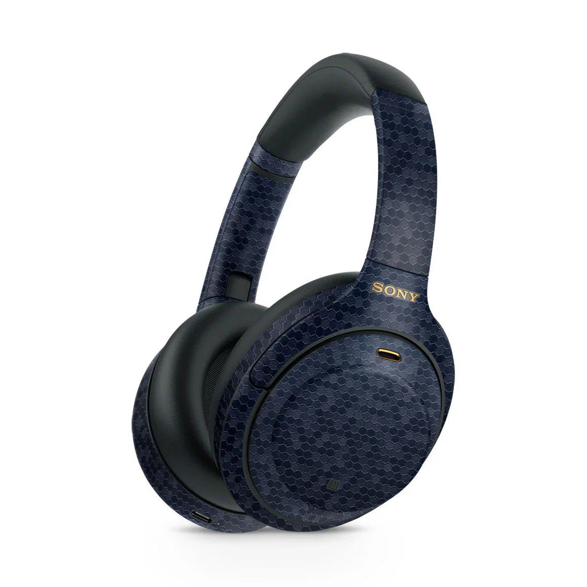 Sony WH-1000XM4 Honeycomb Series Blue Skin