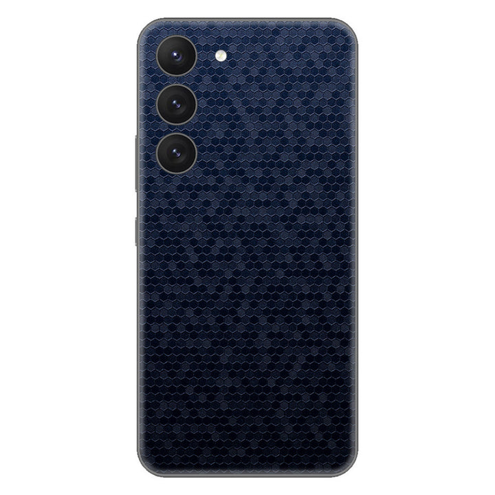 Galaxy S23 Honeycomb Series Blue Skin