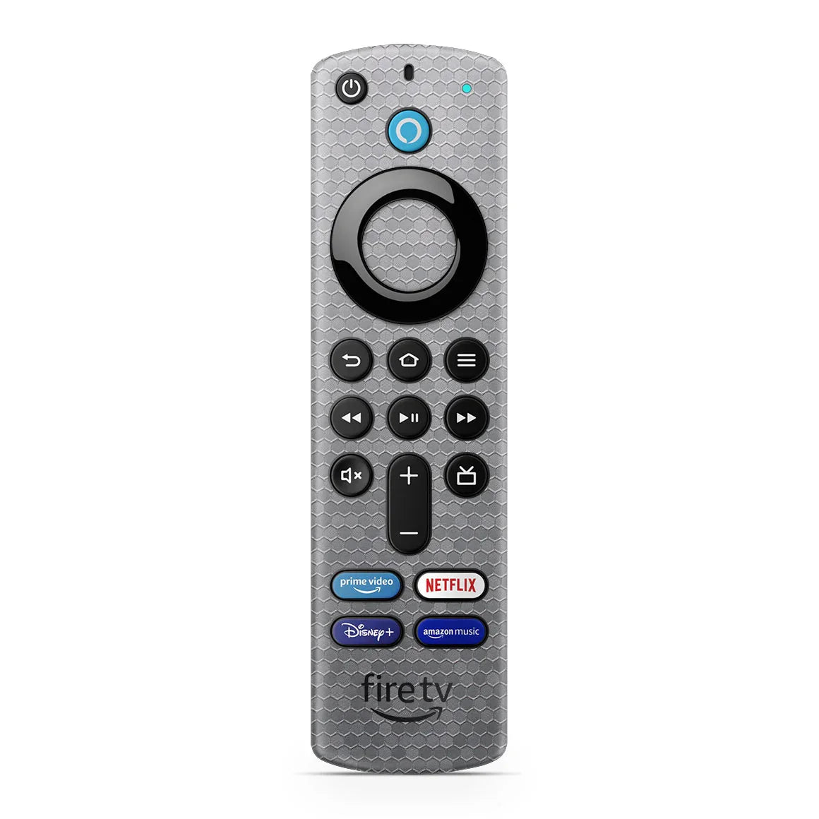 Amazon Fire TV Stick 4K Max Honeycomb Series Silver Skin