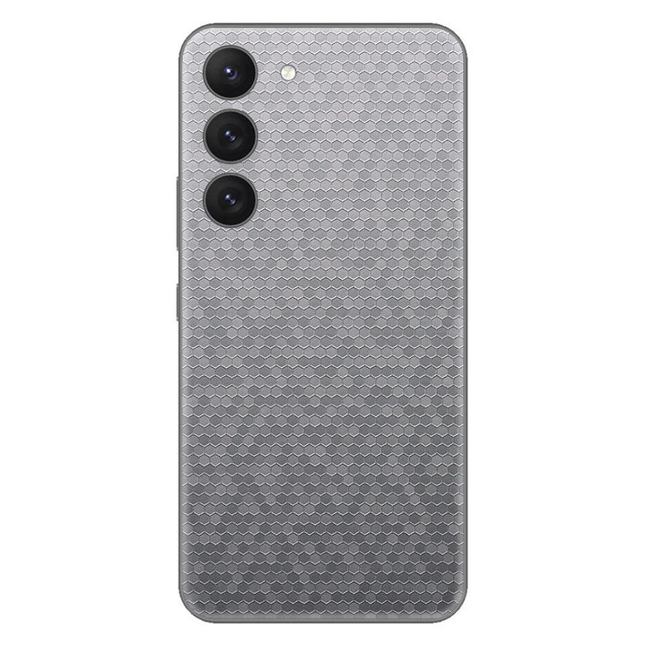Galaxy S23 Honeycomb Series Silver Skin