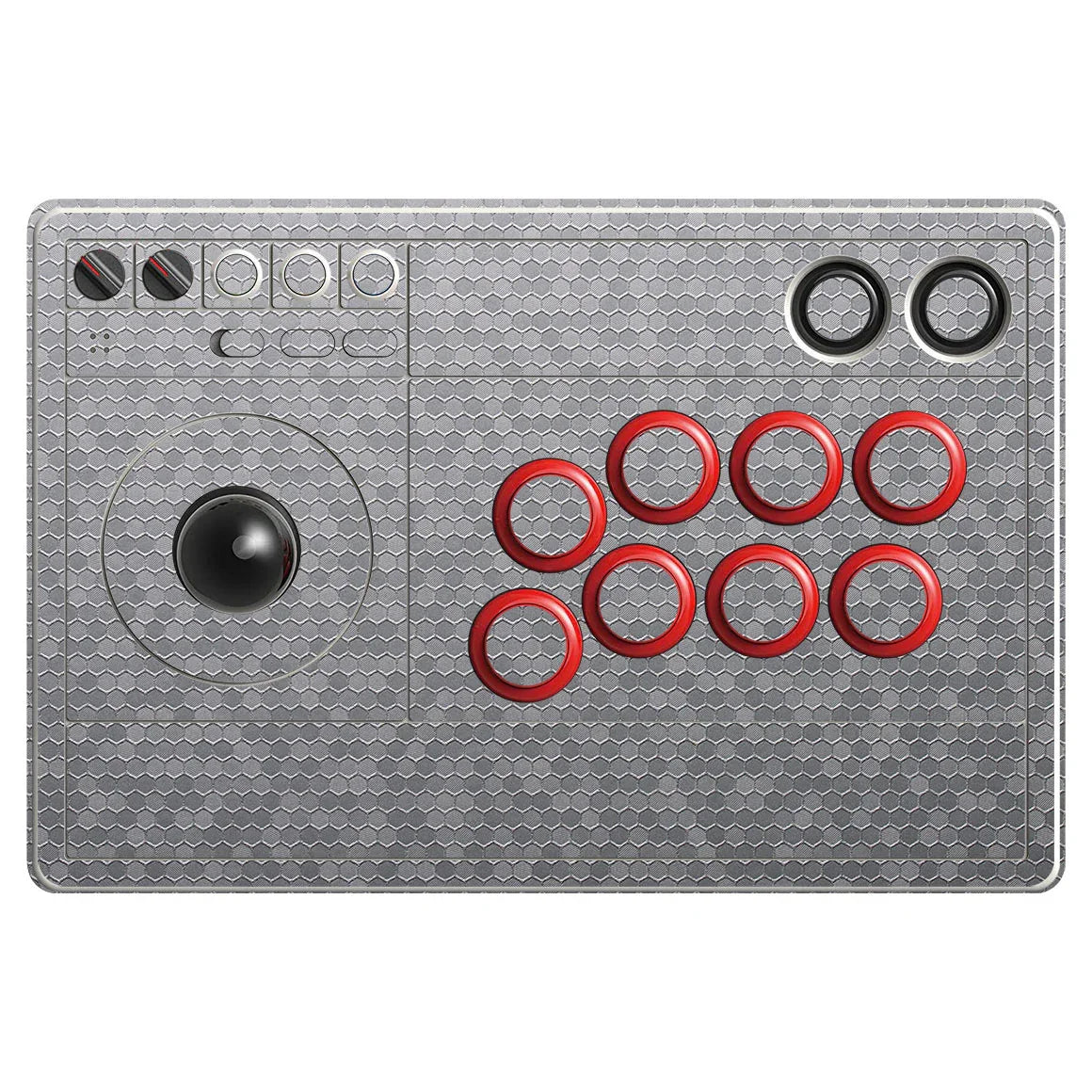 8Bitdo Arcade Stick Honeycomb Series Silver Skin