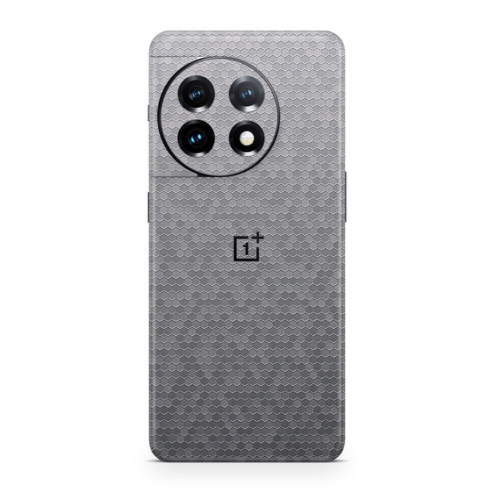 OnePlus 11 5G Honeycomb Series Silver Skin