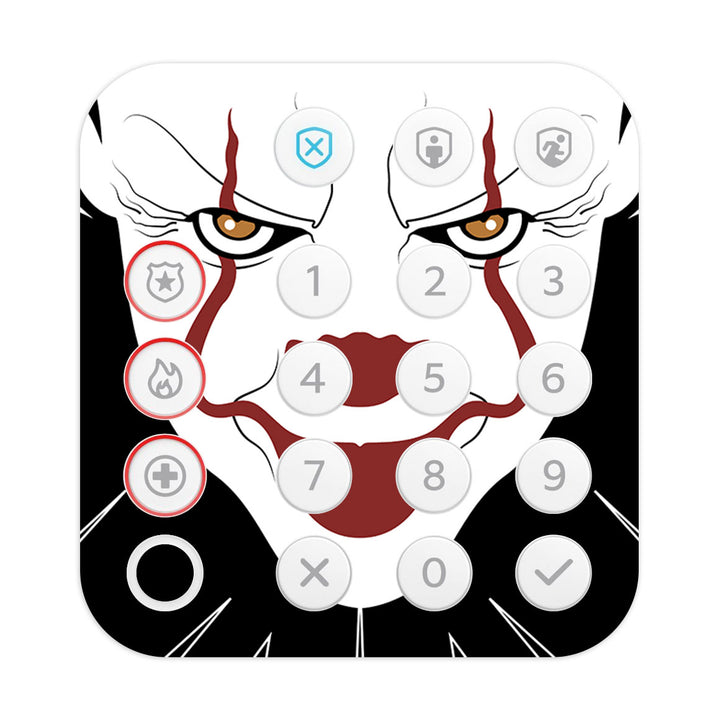 Ring Alarm Keypad (2nd Gen) Horror Series Clown Skin