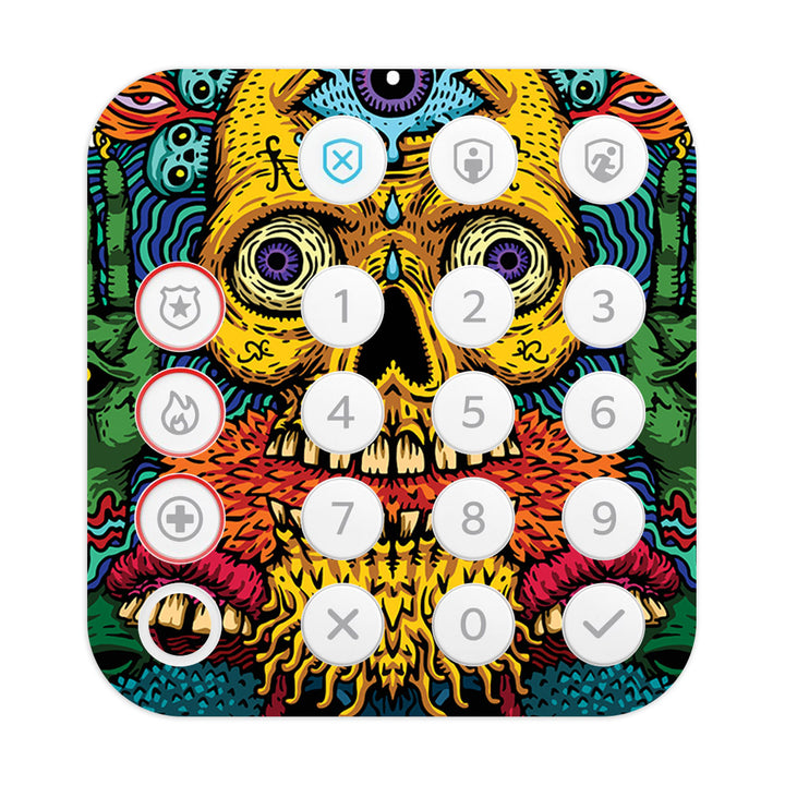 Ring Alarm Keypad (2nd Gen) Horror Series Color Skull Skin