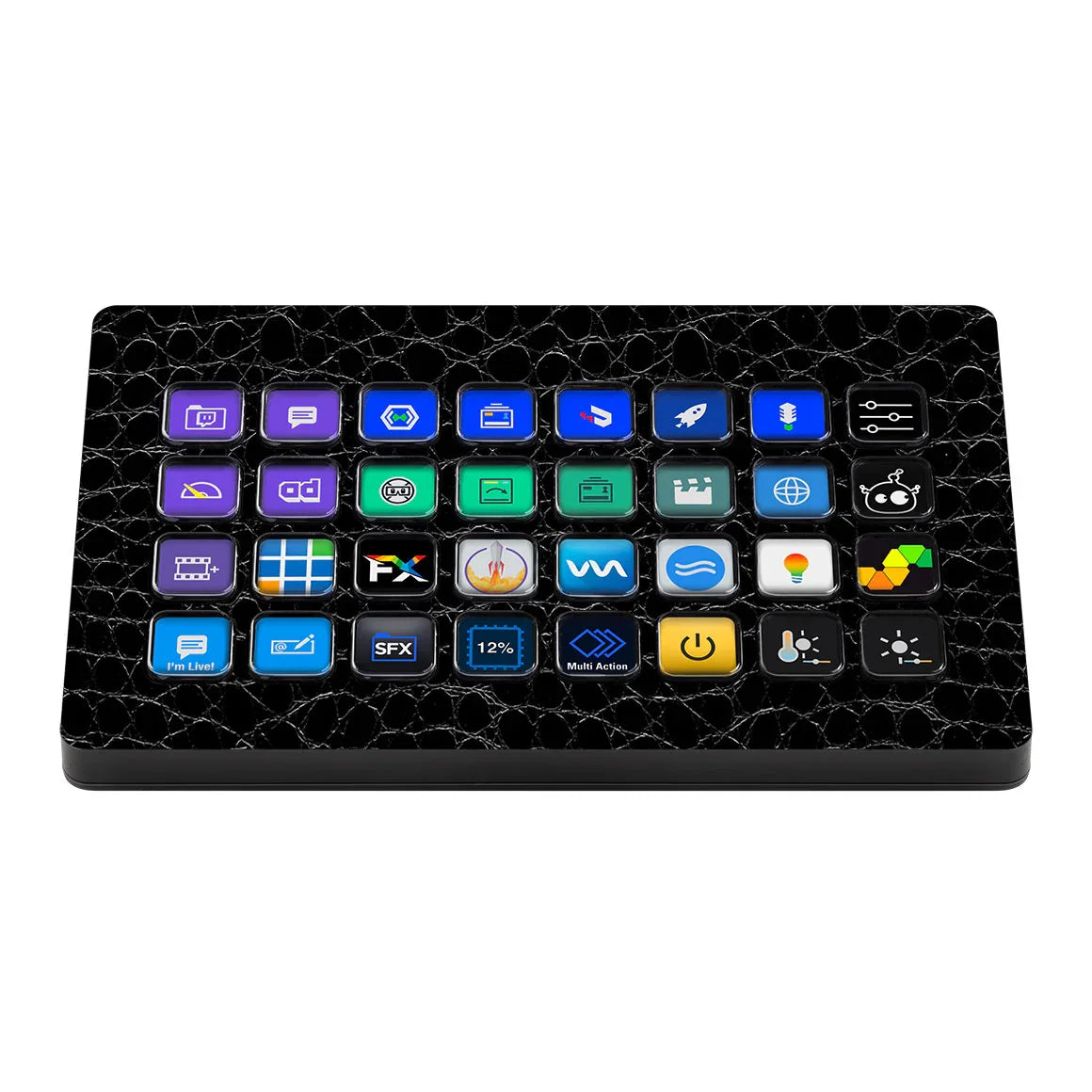 Elgato Stream Deck XL Leather Series BlackAlligator Skin