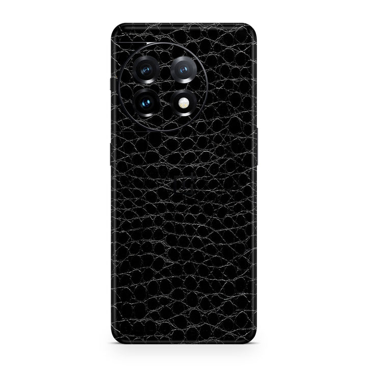 OnePlus 11 5G Leather Series BlackAlligator Skin