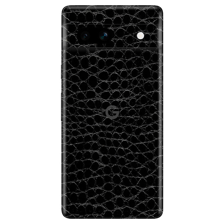 Google Pixel 7a Leather Series BlackAlligator Skin