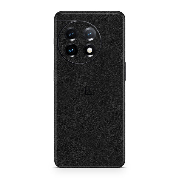 OnePlus 11 5G Leather Series Black Skin