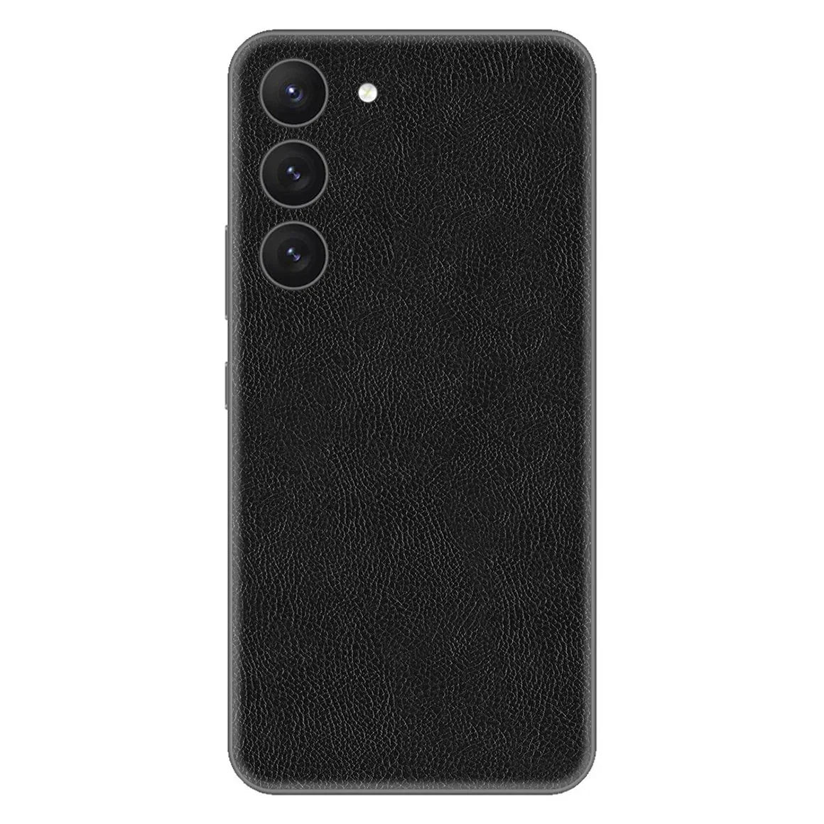Galaxy S23 Plus Leather Series Black Skin