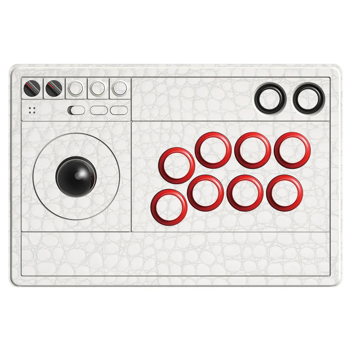 8Bitdo Arcade Stick Leather Series WhiteAlligator Skin