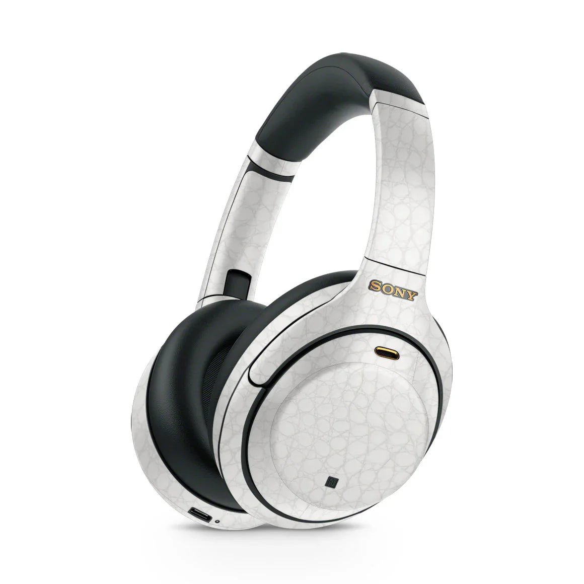 Sony WH-1000XM4 Leather Series WhiteAlligator Skin