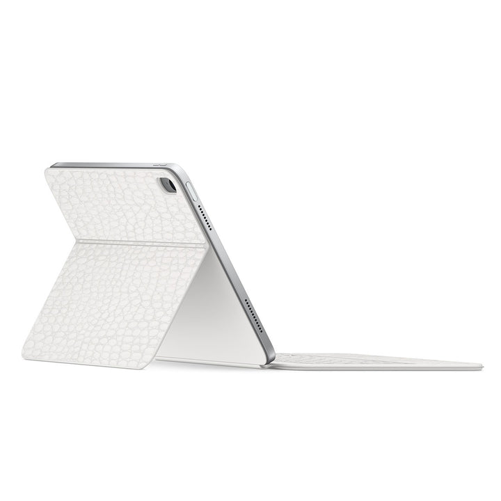 Magic Keyboard Folio for iPad (Gen 10) Leather Series WhiteAlligator Skin