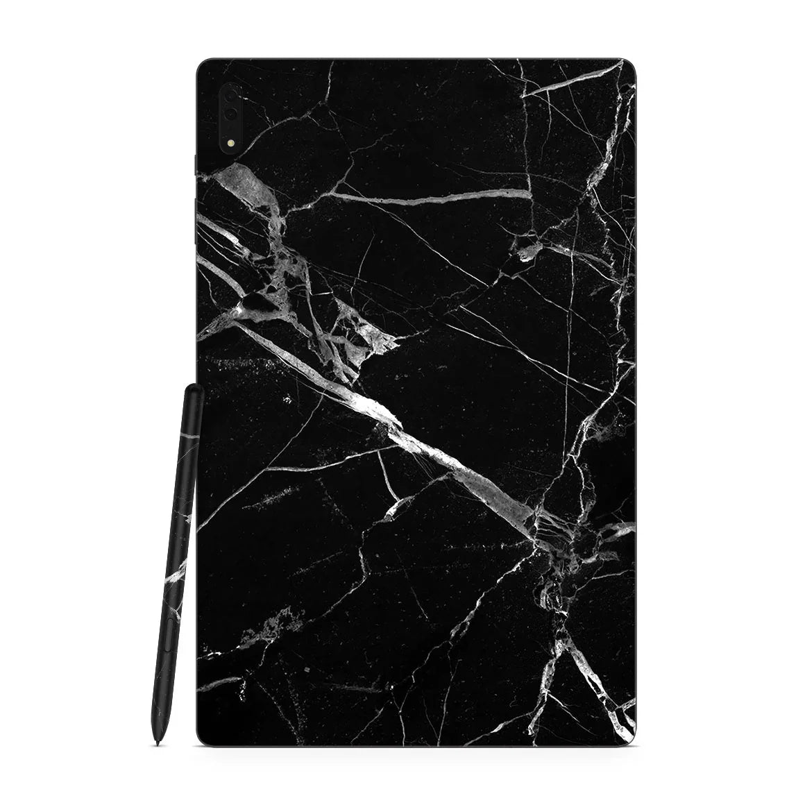 Galaxy Tab S8 Ultra Marble Series Black Skin