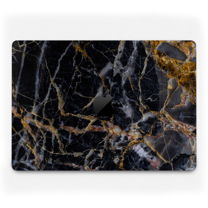 MacBook Pro 14" (2023, M2) Marble Series Black Gold Skin