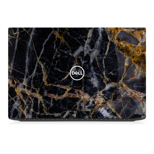 Dell XPS 15 9520 Marble Series Black Gold Skin