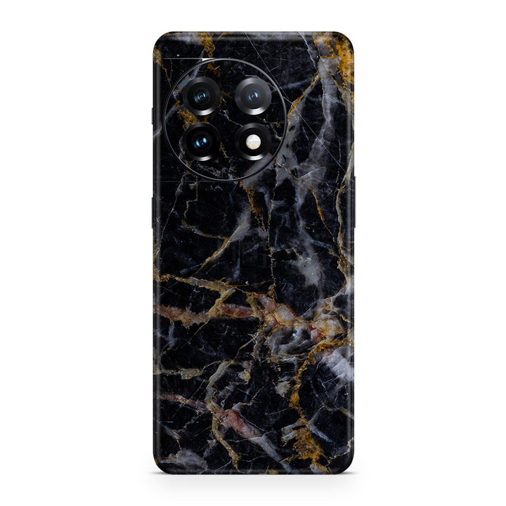 OnePlus 11 5G Marble Series Black Gold Skin
