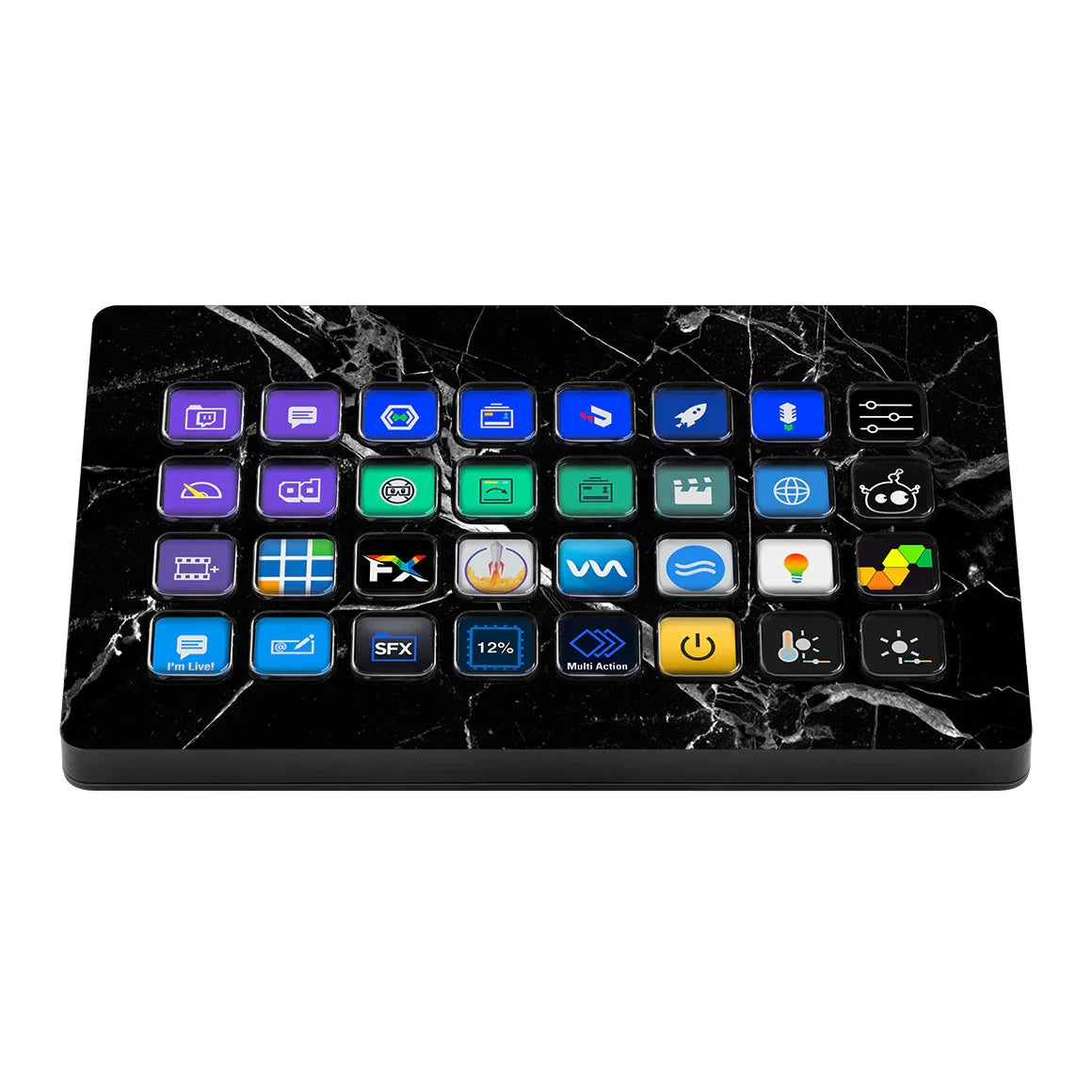 Elgato Stream Deck XL Marble Series Black Skin