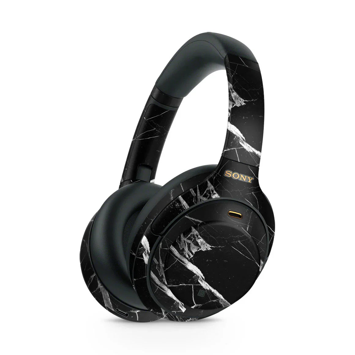 Sony WH-1000XM4 Marble Series Black Skin