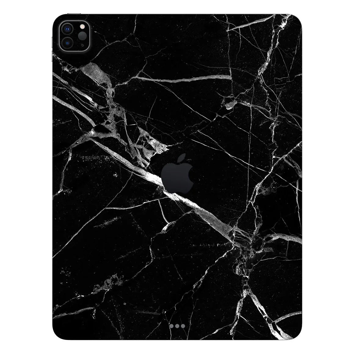 iPad Pro 12.9 Gen 6 Marble Series Black Skin