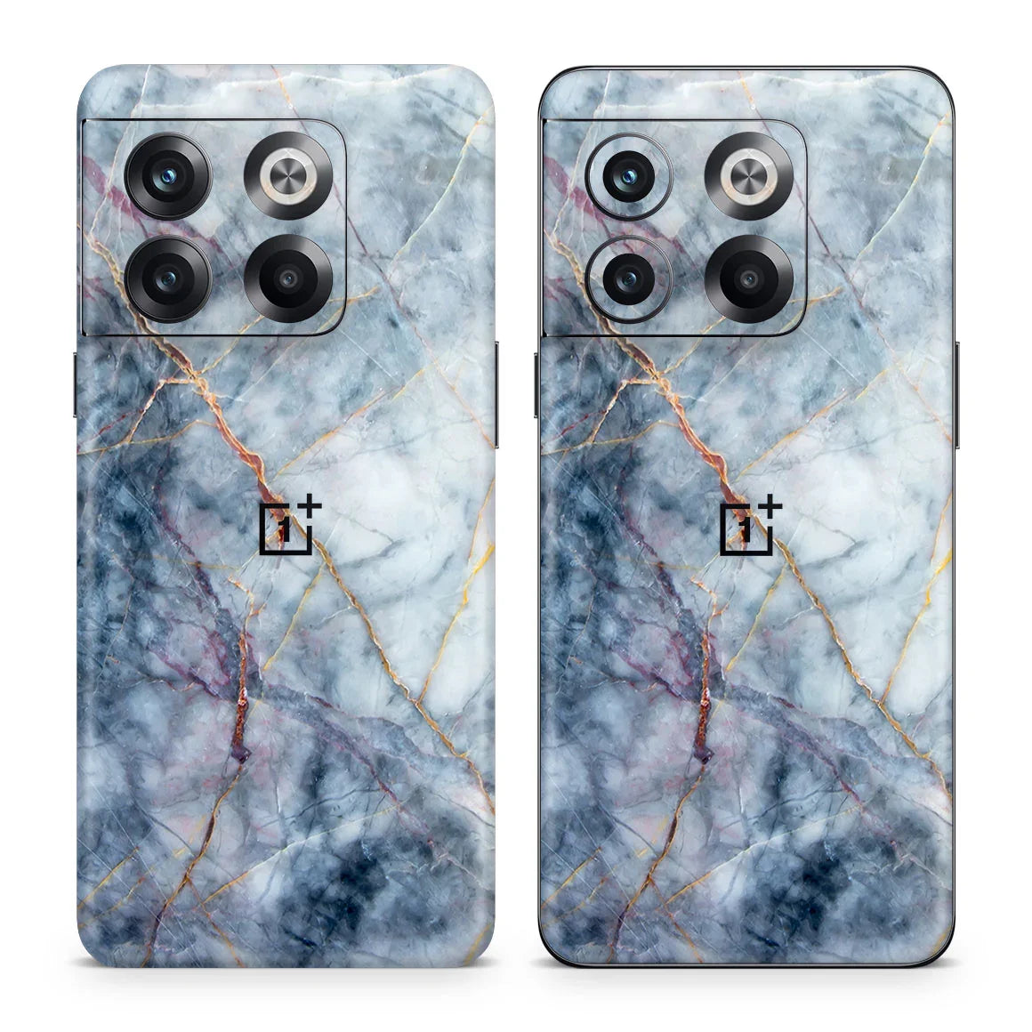 OnePlus 10T Marble Series Blue Gold Skin