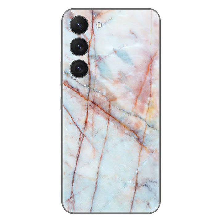 Galaxy S23 Plus Marble Series Colorful Skin