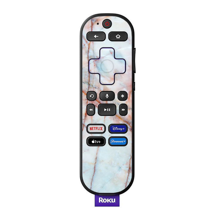 Roku Voice Remote Marble Series Colorful Skin