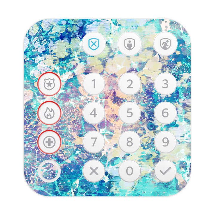 Ring Alarm Keypad (2nd Gen) Marble Series Cotton Candy Skin