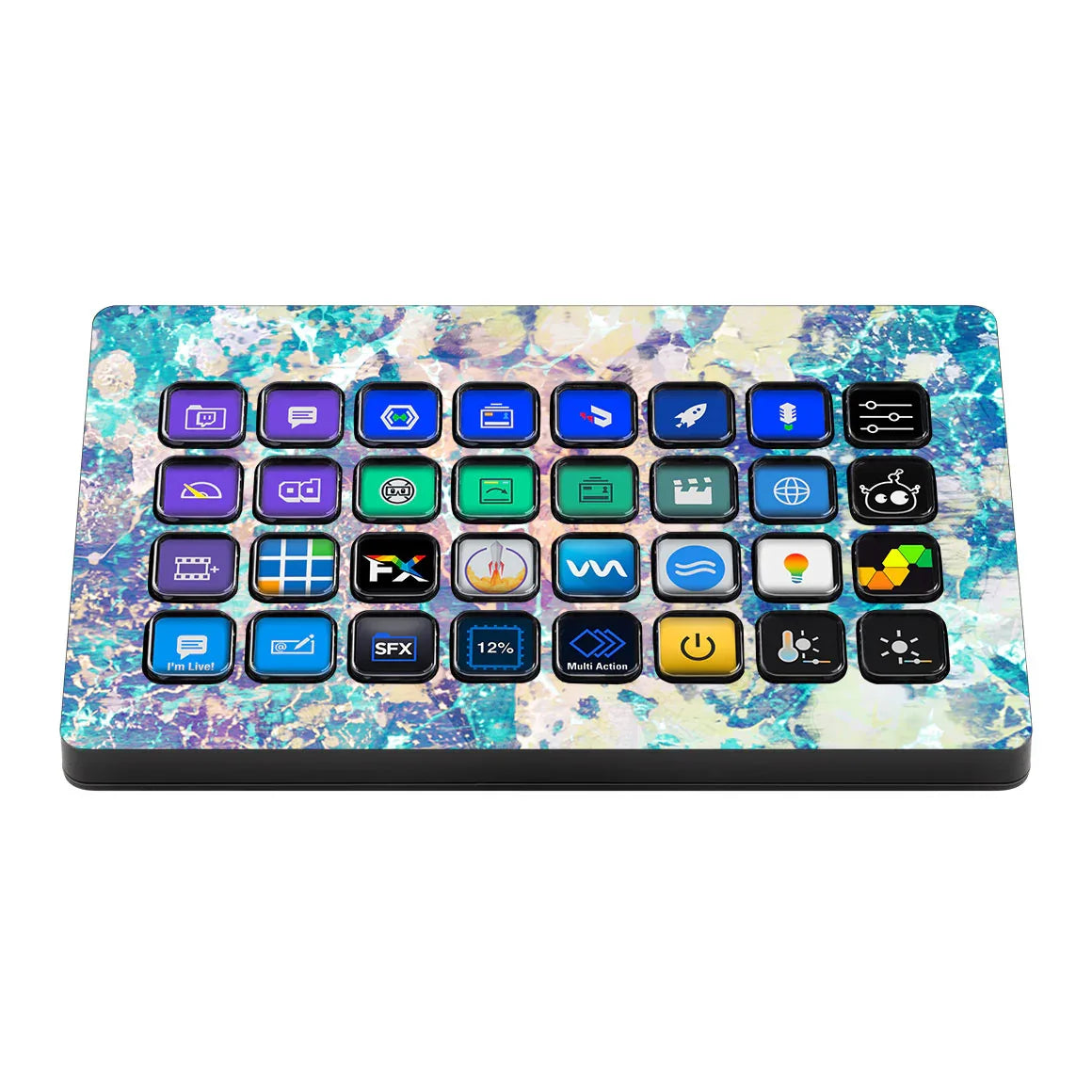Elgato Stream Deck XL Marble Series Cotton Candy Skin