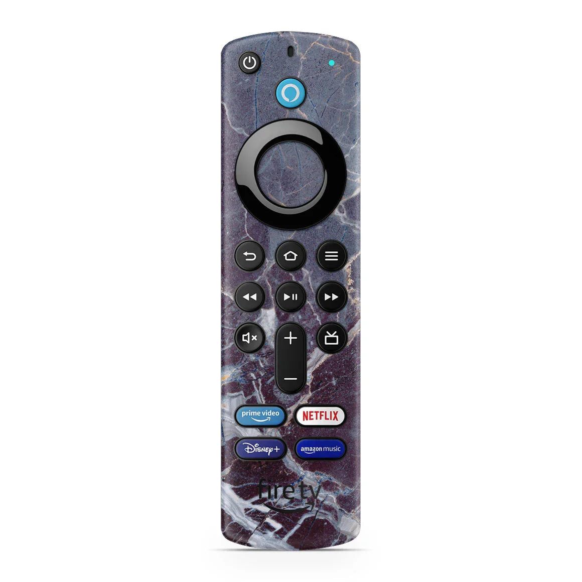 Amazon Fire TV Stick 4K Max Marble Series Dark Blue Skin