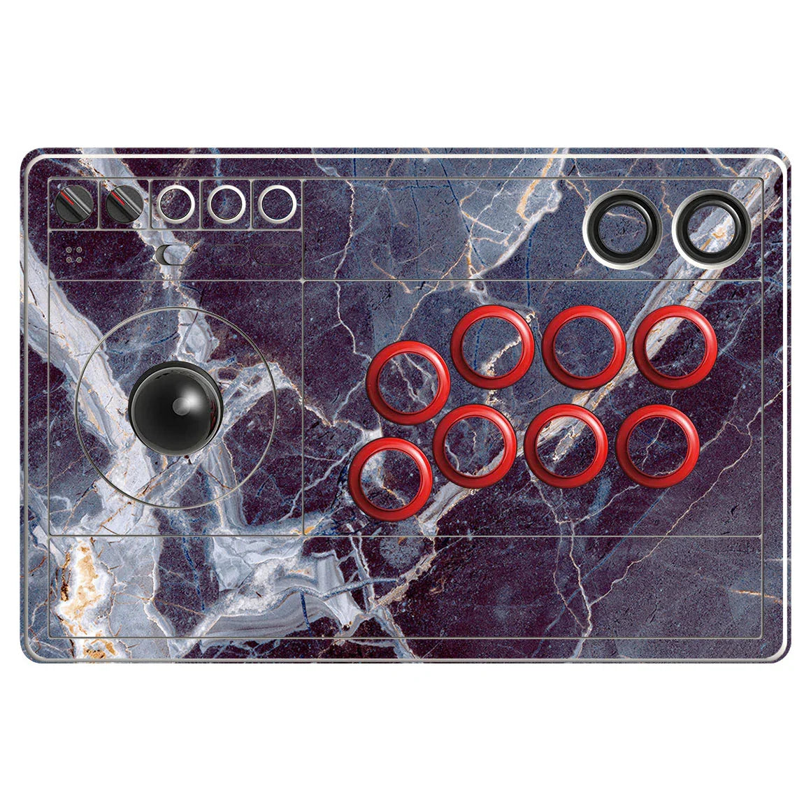 8Bitdo Arcade Stick Marble Series Dark Blue Skin