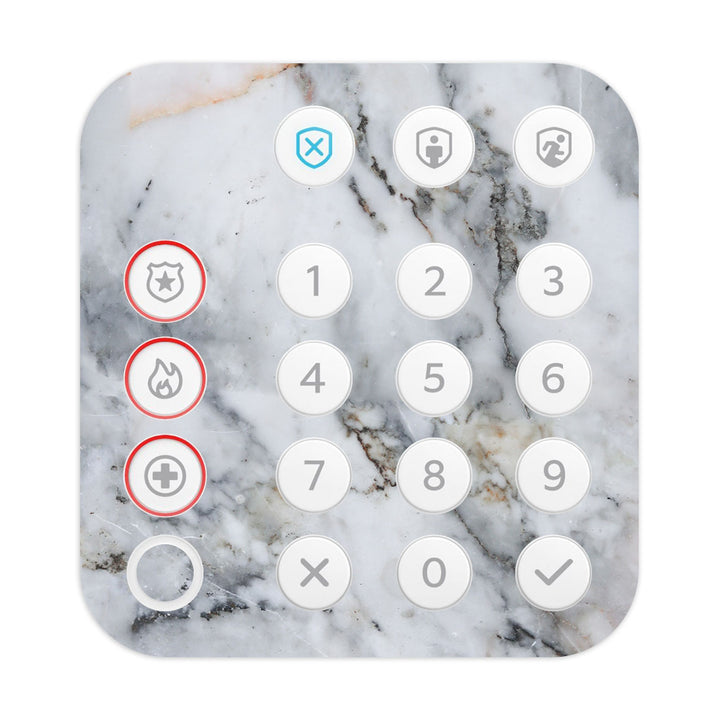 Ring Alarm Keypad (2nd Gen) Marble Series Gray Skin