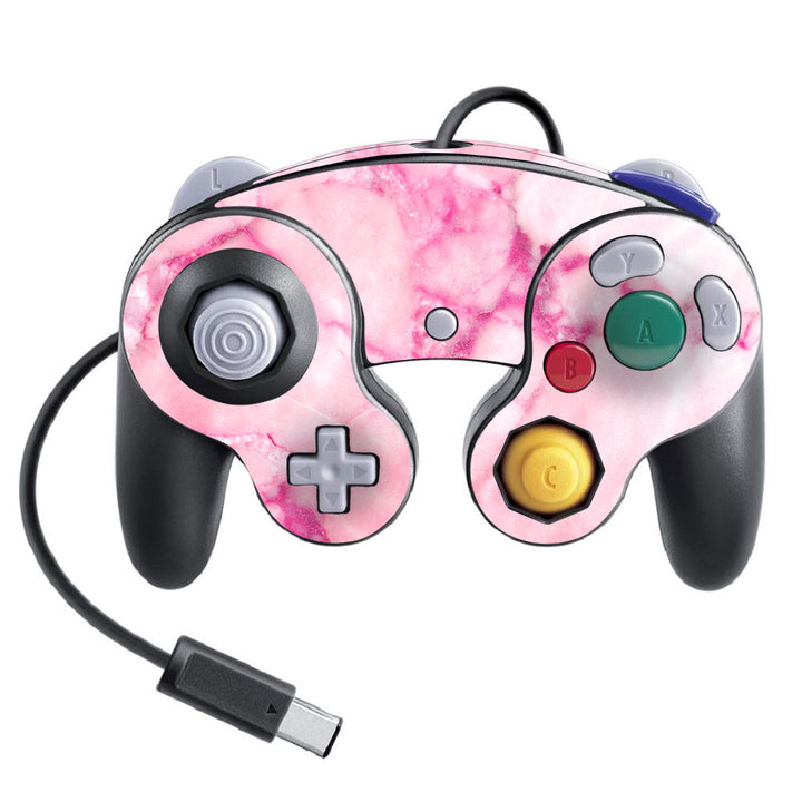 Nintendo Game Cube Controller Super Smash Bros Marble Series Pink Skin